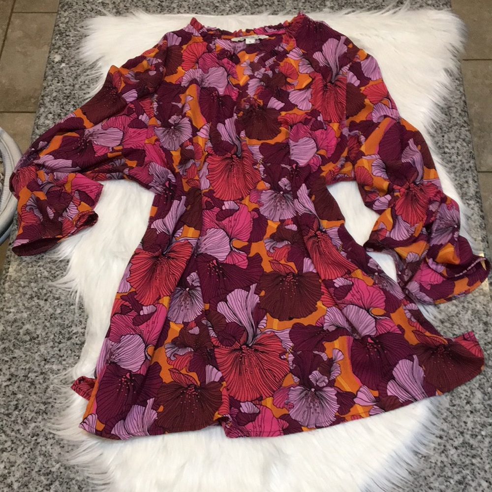 4/$20 colorful floral pioneer woman blouse